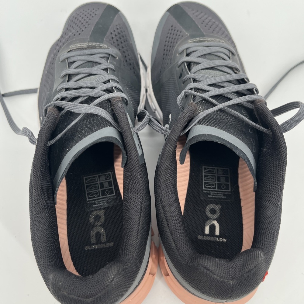 On Cloud Cloudflow Rock Rose Women's 9 Black Athletic Shoes Sneakers - Picture 9 of 11